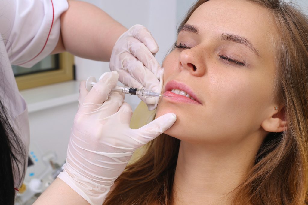 Patient Receiving Juvederm Treatment