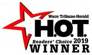 Winner of Waco Tribune Herald Reader's Choice 