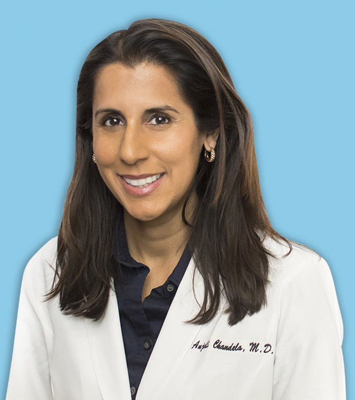 Dr. Anjali Chandela is a board-certified dermatologist providing care in Sterling, Virginia. Her services include psoriasis, eczema, acne and more!