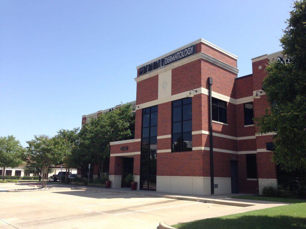 Office Building of Trinity Dermatology Carrollton, which offers skin care treatments for all your Carrollton Dermatology needs.