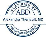 Dr. Alexandra Theriault treats patients at U.S. Dermatology Partners Littleton and U.S. Dermatology Partners Denver, formerly Apex Dermatology Group, in Littleton and Denver, Colorado.