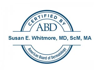 Susan Elizabeth Whitmore, MD - American Board of Dermatology Badge