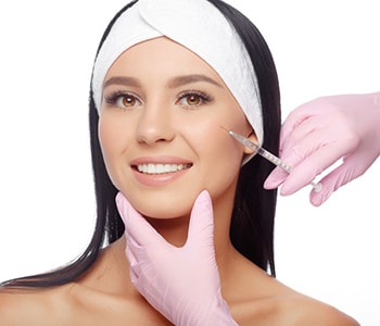 Model Receiving Botox Treatment