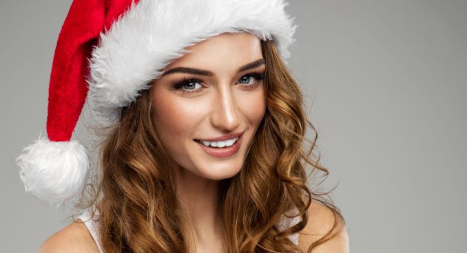 Holiday woman interested in cosmetic dermatology