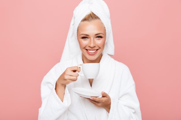 woman wonders how does caffeine affect your skin
