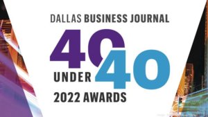 Paul Singh, Chief Executive Officer of U.S. Dermatology Partners Recognized by Dallas Business Journal’s 40 Under 40 Awards.