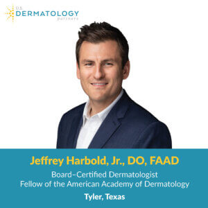 Dr. Jeffrey Harbold is a Board-Certified Dermatologist providing skin care to patients in Georgetown and Tyler, Texas.