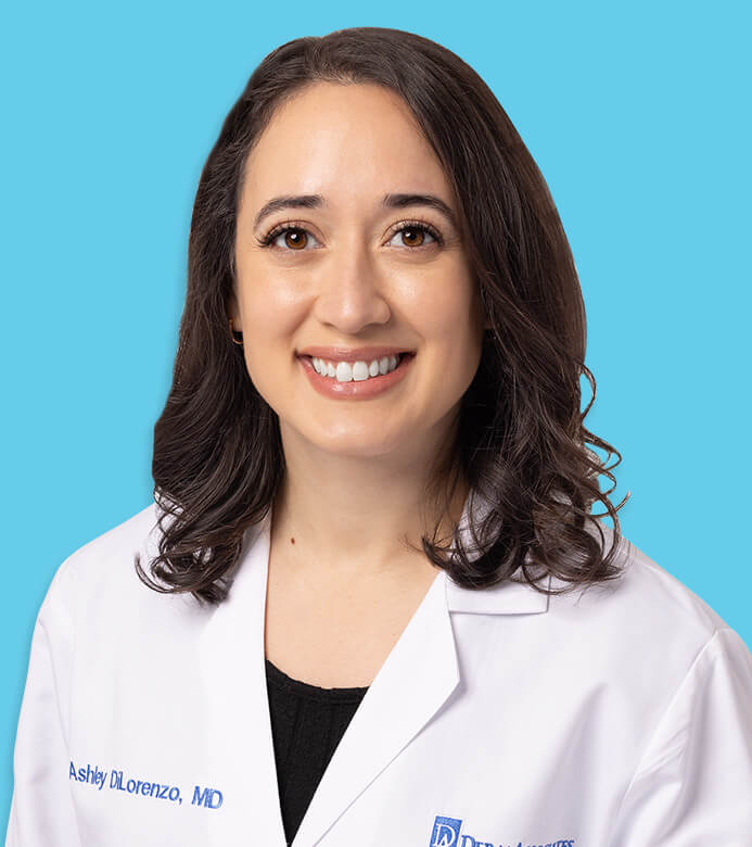 Dr. Ashley DiLorenzo is a board-certified dermatologist providing skin care to patients in Silver Spring and Rockville, Maryland.