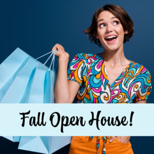 Fall 2024 Virtual Open House • Monday, November 4th - Friday, November 8th • 20% OFF Products • Bank Your Bucks on Cosmetic Services