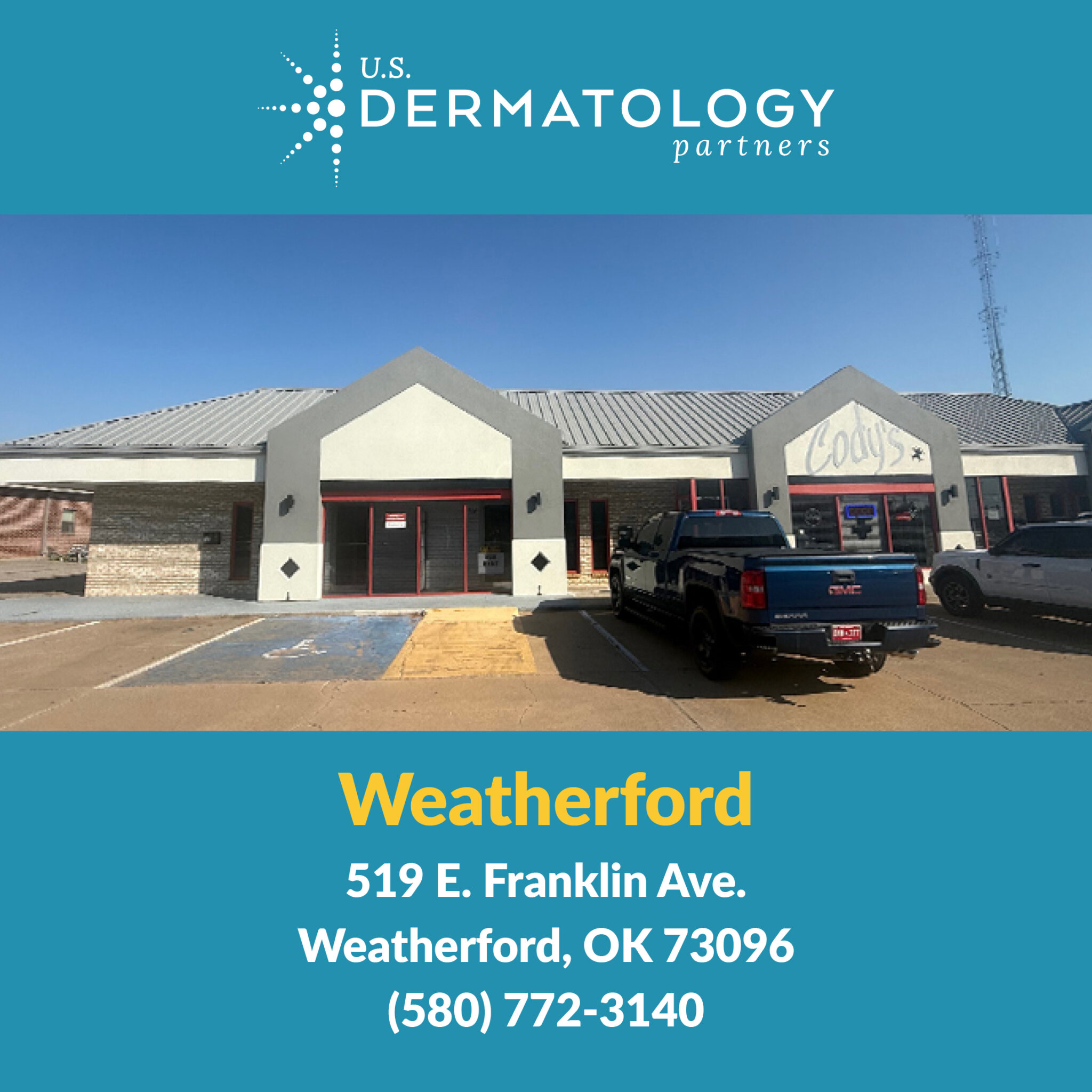 U.S. Dermatology Partners Opens in Weatherford, Oklahoma - U.S